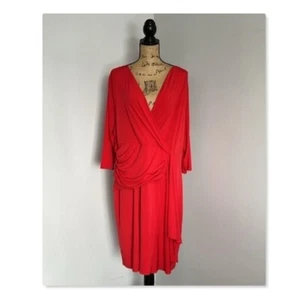 Lane Bryant Surplice Faux Wickelkleid Gr. 18/20 - Bild 1 von 8