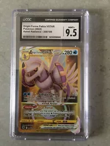 POKEMON ORIGIN FORME PALKIA VSTAR 208/189 CGC 9.5 MINT Graded Card Slab 2022 - Picture 1 of 2