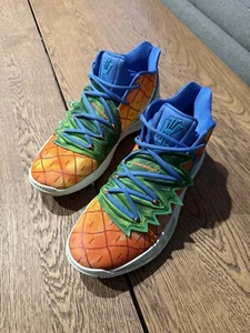 Kyrie 5 SpongeBob SquarePants Pineapple House Used Men’s Shoe Size US 10.5 Nike - Picture 1 of 24