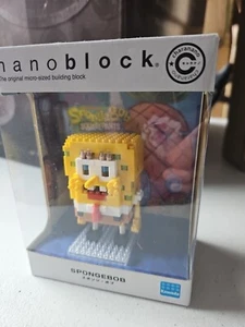 Nanoblock CN-21-, SpongeBob SquarePants in Charanano Box- 260 Pcs ,Level 2, Used - Picture 1 of 10