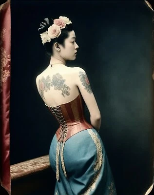 Восточный татуированный женский тонип серия C10390RP - Изображение 1 из 2