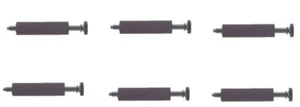 6 Drucker Tintenroller Farbband für Sharp ER2370 ER2386 ER2541 ER3600 Registrierkasse - Bild 1 von 1