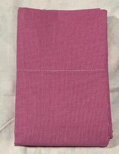 Ralph Lauren Pink & Wht Stripe Std Pillowcases (? Crystal Cay) Irregular Print  - Picture 1 of 5