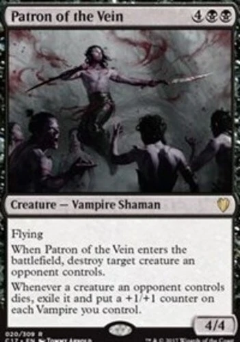 MTG - Patron of the Vein - Commander 2017 - NM, English Magic FLAT RATE SHIP - Image 1 of 1