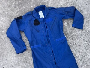 VTG 70s US Military USAF Blue Flight Pilot Suit Aviation Coveralls NASA CWU-73P - Picture 1 of 12