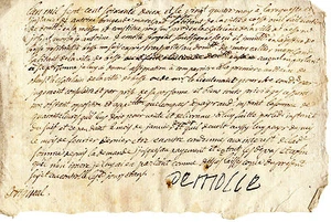 1762. Manuscript Signed Old French Area Auvergne. With Stamp - Picture 1 of 2