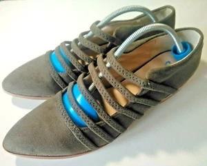 JG SUEDE STRAP SHOES - GREEN - UK SIZE 9 - EU SIZE 41.5 - NEW - Picture 1 of 8