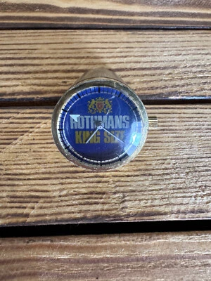 Rare 1960's mystery desk watch advertising clock for rothmans king size - Image 1 of 4