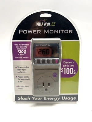 FACTORY SEALED Kill A Watt EZ P3 International Electricity Usage Monitor P4460 - Image 1 of 4
