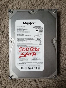 Maxtor STM3500630A 500GB Sata 3.5 Series 9DP146-326 Hard Drive DiamondMax 21 - Picture 1 of 3