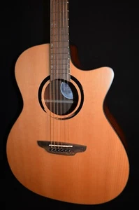 Luna Wabi Sabi Grand Concert Solid Top Acoustic Electric Guitar - Brand New B-Sk - Picture 1 of 10