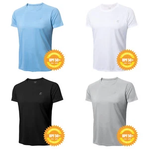 UPF50+ Men's Fishing Shirts Skin Protection Quick Dry Casual Long Sleeve Tops - Picture 1 of 29