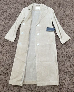 $1100 NEW Annette Gortz FAME Button Jacket Women's SMALL S Sand Beige 100% LINEN - Picture 1 of 10