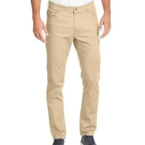 Nuevo Pantalón Izod Slim Recto Caqui 38 X 32 - Imagen 1 de 5