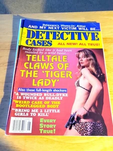 Detective Cases Magazine June  1997 Sexy Girl with Gun Cover GOOD - Imagen 1 de 6