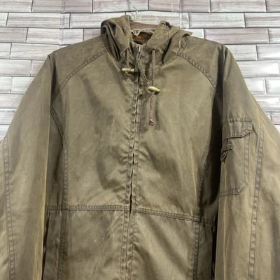 Cripple Creek Womens XL jacket brown Hooded Polyester Water Resistant - Image 1 of 4