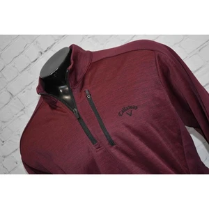 Camisa Pullover de Golf Callaway 1/4 Cremallera Para Hombre Talla XL Rendimiento Con Bolsillos - Imagen 1 de 6