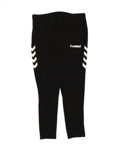 Pantalones de chándal HUMMEL para hombre gráficos medianos negros poliéster CJ08 - Imagen 1 de 4