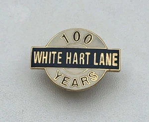 RARE TOTTENHAM HOTSPUR SPURS 100 YEARS WHITE HART LANE PIN BADGE - Picture 1 of 2