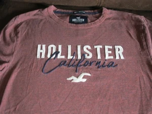 T-shirt Hollister California logo ricamato vestibilità atletica taglia small - Foto 1 di 2