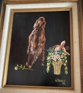 Mary R Barwick, Alabama vollendete Künstlermalerei "Ein Geschenk für meine Dame" - Bild 1 von 5