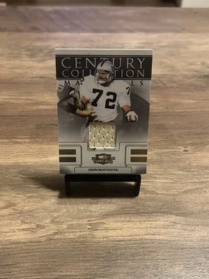 2008 Donruss Threads Century Collection Materials CCM-4 John Matuszak /250 - Image 1 of 3
