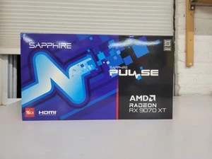 AMD Radeon RX 9070 XT Sapphire PULSE - IN HAND (FREE SHIPPING SHIPS SAME DAY) - Picture 1 of 11