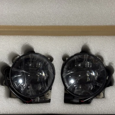 Smoked Fog Light Set Of 2 For 2012-2017 Honda GoldWing GL1800 Mount Brackets NEW - Image 1 of 4