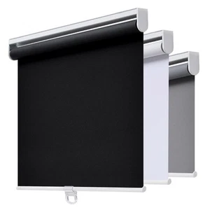 AOSKY Cordless Roller Shades Blackout Blinds for Windows Room Darkening Rolle... - Picture 1 of 7