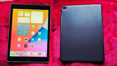 Tablette Apple iPad Air 2 ( A1566 ) - 9,7"- Gris Sidéral - 64 Go - coque incluse - Photo 1/4