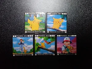Pokemon GB Pocket Mini Karte Non Holo x5 Ash Pikachu etc #5726 EX/VG - Bild 1 von 16