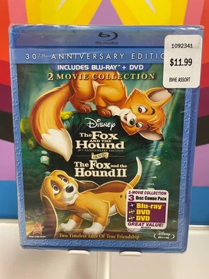 The Fox and the Hound Fox +  Hound II 2 Blu-ray + DVD 3-Disc 30th Anniversary Ed - Image 1 of 2