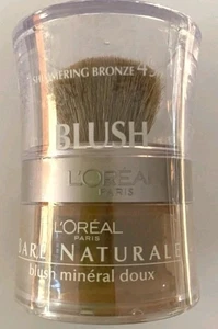 Loreal Paris Bare Naturale 494 SHIMMERING BRONZE Mineral Blush SEALED - Picture 1 of 2