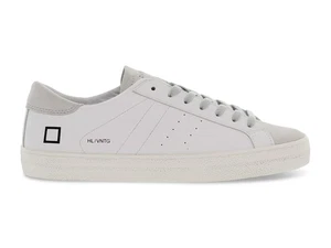 Sneakers D.A.T.E. M HILL LOW VC WH in pelle camoscio bianco - Scarpe Uomo - Imagen 1 de 5