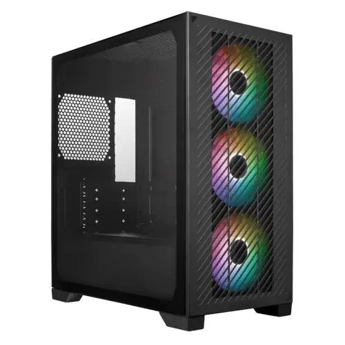 Cooler Master Elite 301 Gaming Case w/ Glass Side, Micro ATX, 3x ARGB Fans, PSU  - Image 1 of 1