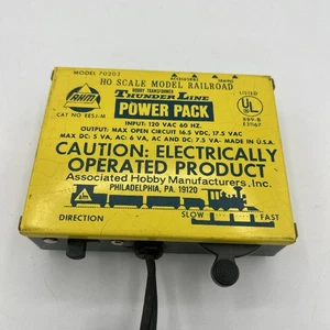 AHM 70203 Thunder Line Power Pack Trafo HO Scale Modelleisenbahn KOSTENLOSER VERSAND - Bild 1 von 3