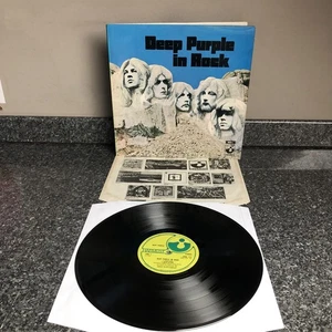 LP VINYL DEEP PURPLE ALBUM IN ROCK SHVL 777 UK 1ST PRESS A2/B1 1970 NM-/NM- - Picture 1 of 16