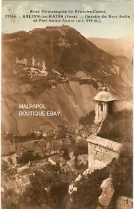 CPA SALINS-LES-BAINS JURA GUERITE DU FORT BELIN CARTE - Imagen 1 de 1