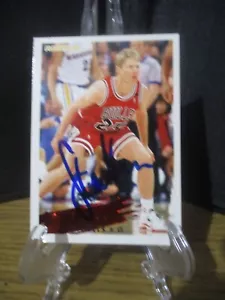 STEVE KERR SIGNED/AUTOGRAPHED FLEER CARD CHICAGO BULLS MAGIC WARRIORS NBA - Bild 1 von 3
