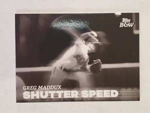 GREG MADDUX 2023 Topps Black & White SHUTTER SPEED INSERT Braves - Picture 1 of 1