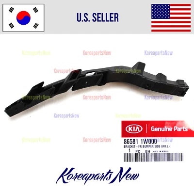 Soporte de parachoques delantero retenedor conductor izquierdo 865811W000 Kia Rio sedán 2012-2015 Foto 1 de 2