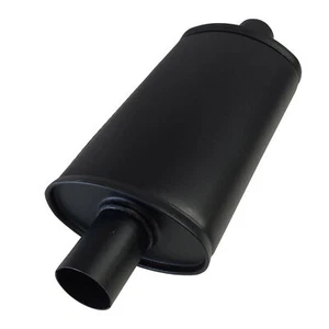Jetex Exhaust Silencer - 2 Inch Outlets, Oval 312mm Case, Aluminised Steel - Afbeelding 1 van 3