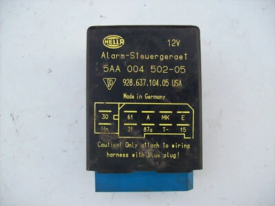 Porsche 911 928 944 Turbo - Módulo de relé de control de alarma Hella - 928.637.104.05 Foto 1 de 4