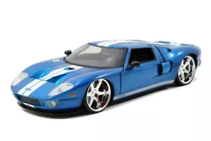 JADA FAST & FURIOUS 7 DOM'S FORD GT 40 AZUL 1:24 MODELO DIECAST COCHE NUEVO SIN CAJA - Imagen 1 de 2