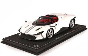 BBR 1:18 Ferrari Daytona SP3 Icona Series Matt Metallic Italian White m. Vitrine - Picture 1 of 3