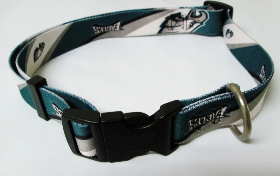 COLLAR DE PERRO DE NAILON SUAVE AJUSTABLE FÚTBOL AMERICANO NFL PHILADELPHIA EAGLES  Foto 1 de 1