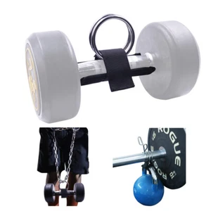 Loading Dumbbells Strap for Dip Belt Squat Pull-up on Barbells Weightlifting - Picture 1 of 9