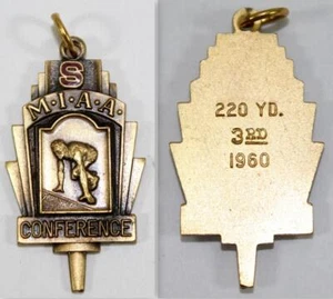 1960 M.I.A.A. 220 Yard Track Award Medal - Picture 1 of 4
