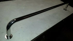 A stainless steel rod holder rail 915mm 3ft marine grade 316 boat rail 25mm tube - Picture 1 of 3