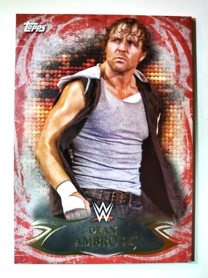2015 Topps WWE Undisputed RED #87 DEAN AMBROSE - Image 1 of 2